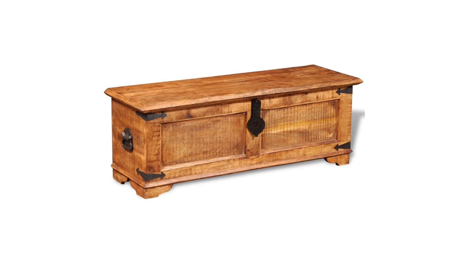 Rough Mango Wood Storage Chest