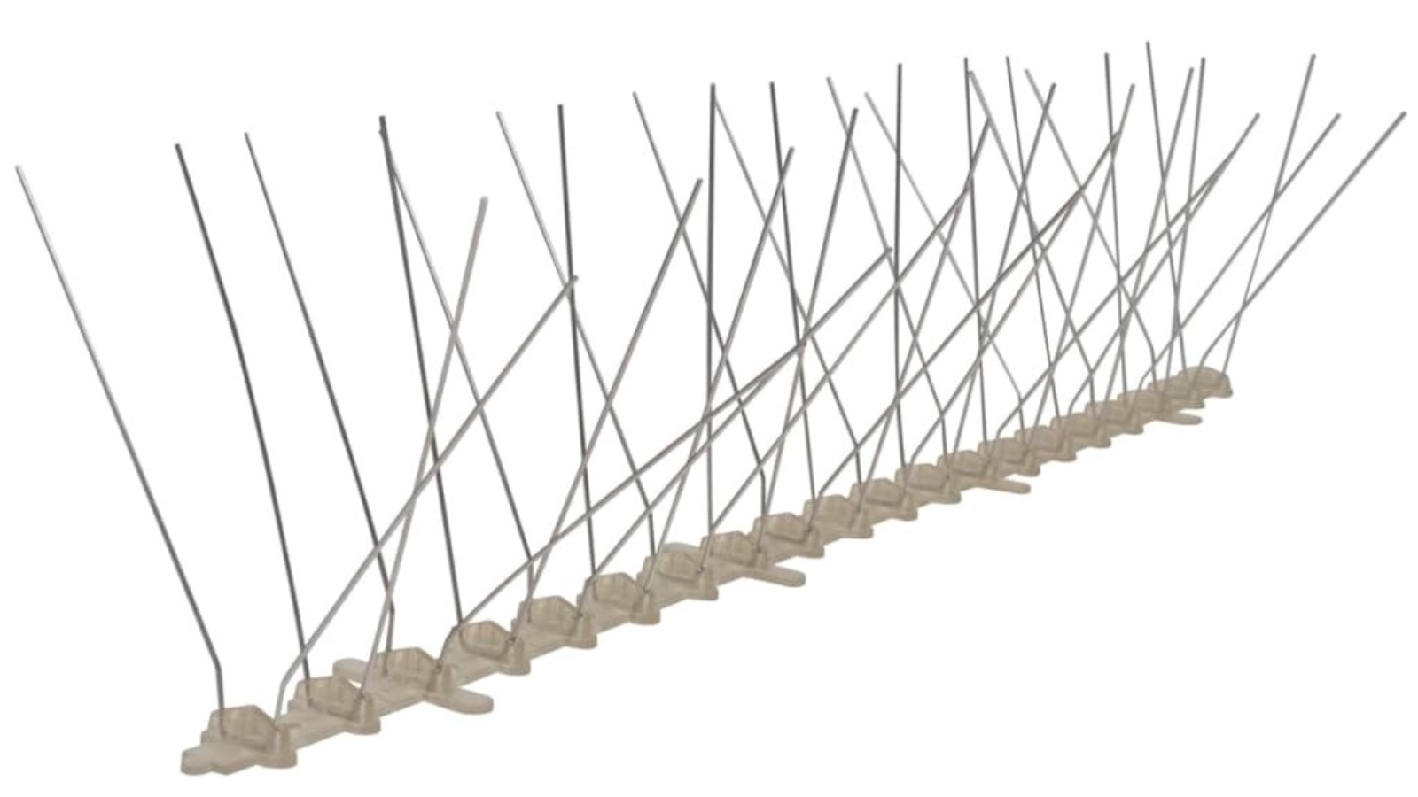vidaXL 4-row 3 Metre Plastic Bird & Pigeon Spikes Set of 6