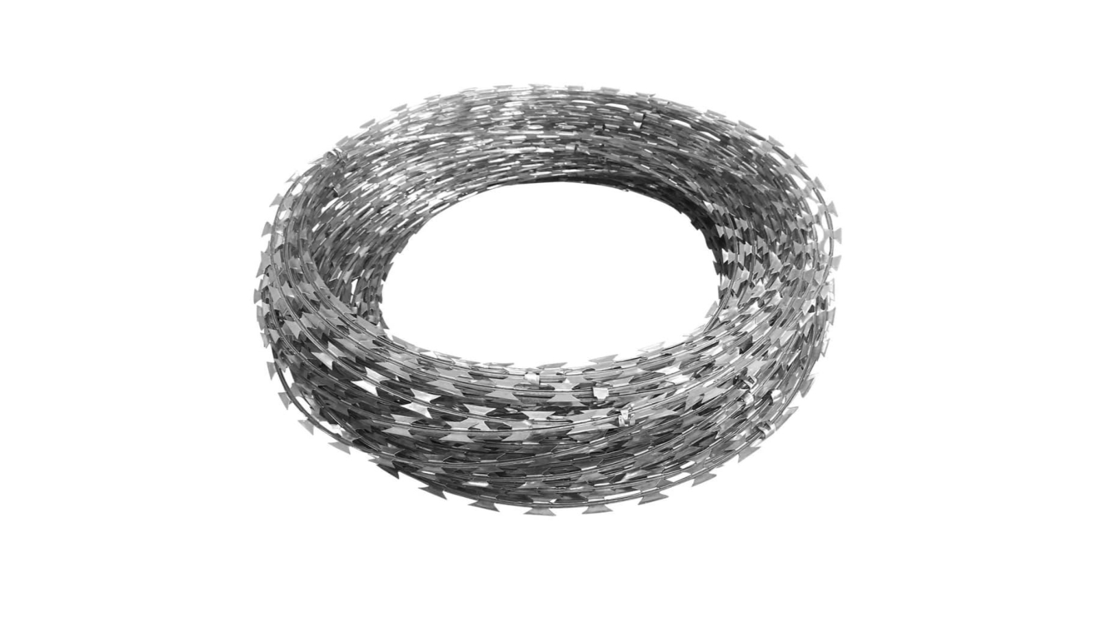 vidaXL BTO22 Clipped Concertina NATO Galvanised Steel Razor Wire