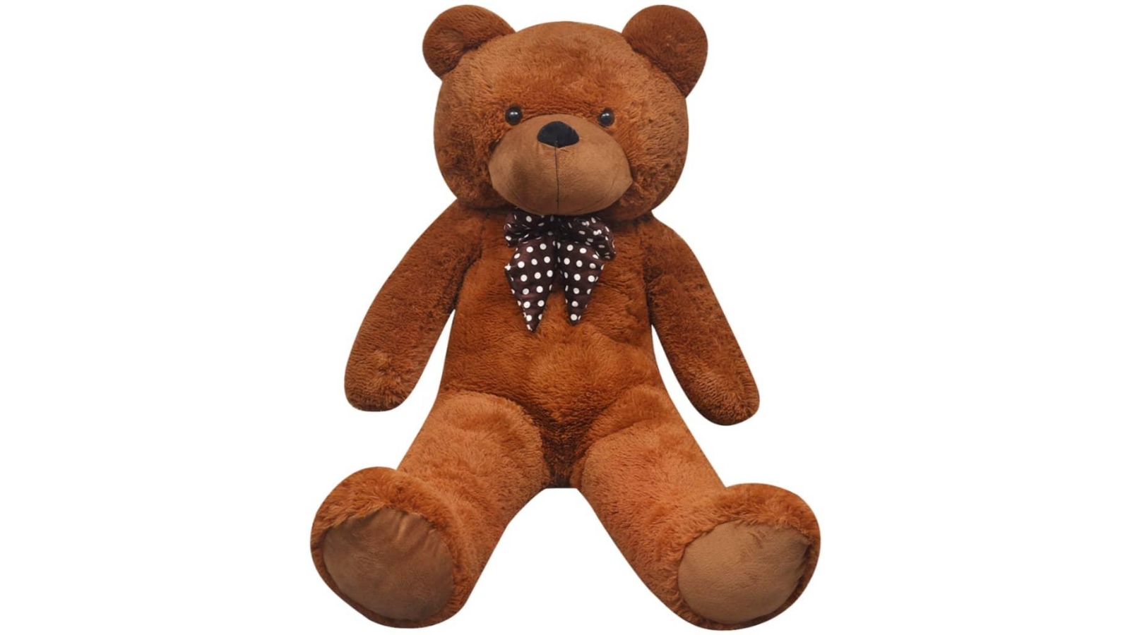 vidaXL Soft Plush 160cm Teddy Bear Toy - Brown