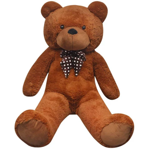 vidaXL Soft Plush 160cm Teddy Bear Toy - Brown