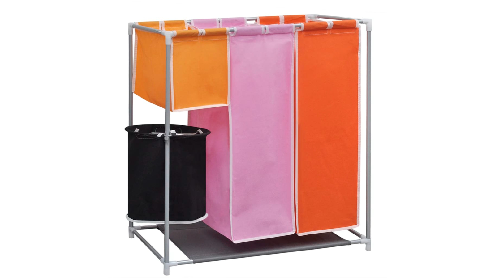 vidaXL 3-Section Laundry Sorter Hamper with a Washing Bin