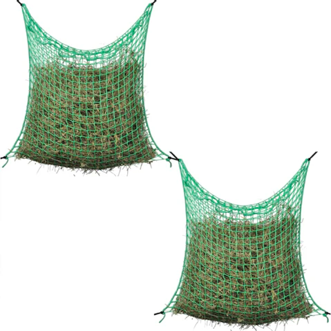 vidaXL 2 Piece Square Hay Net - 0.9 x 1.5metre
