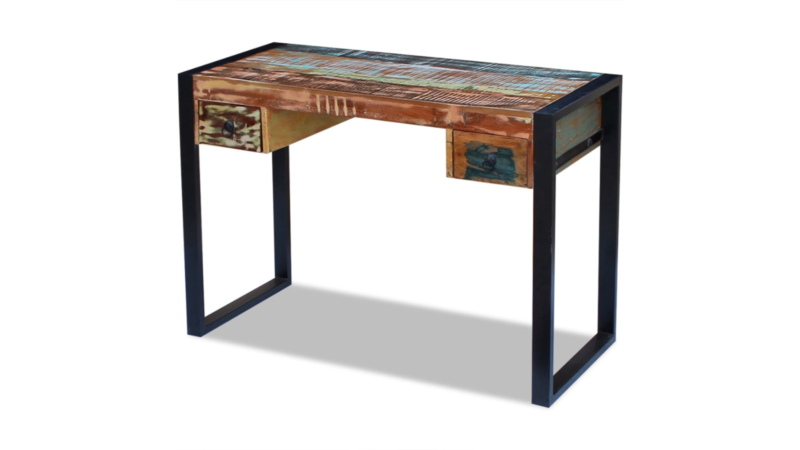 vidaXL Solid Reclaimed Wood Desk