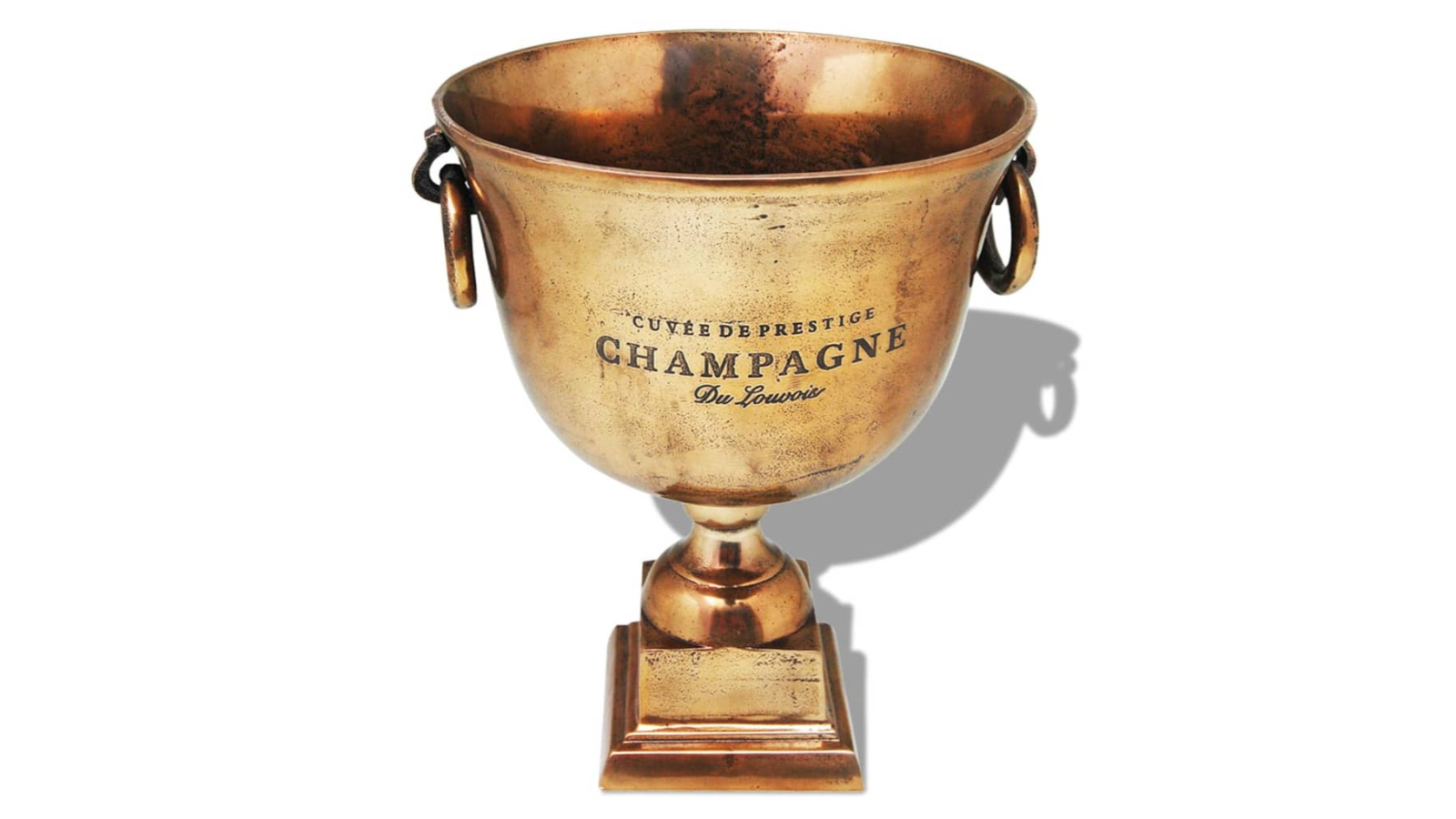 vidaXL Trophy Cup Champagne Cooler - Copper Brown