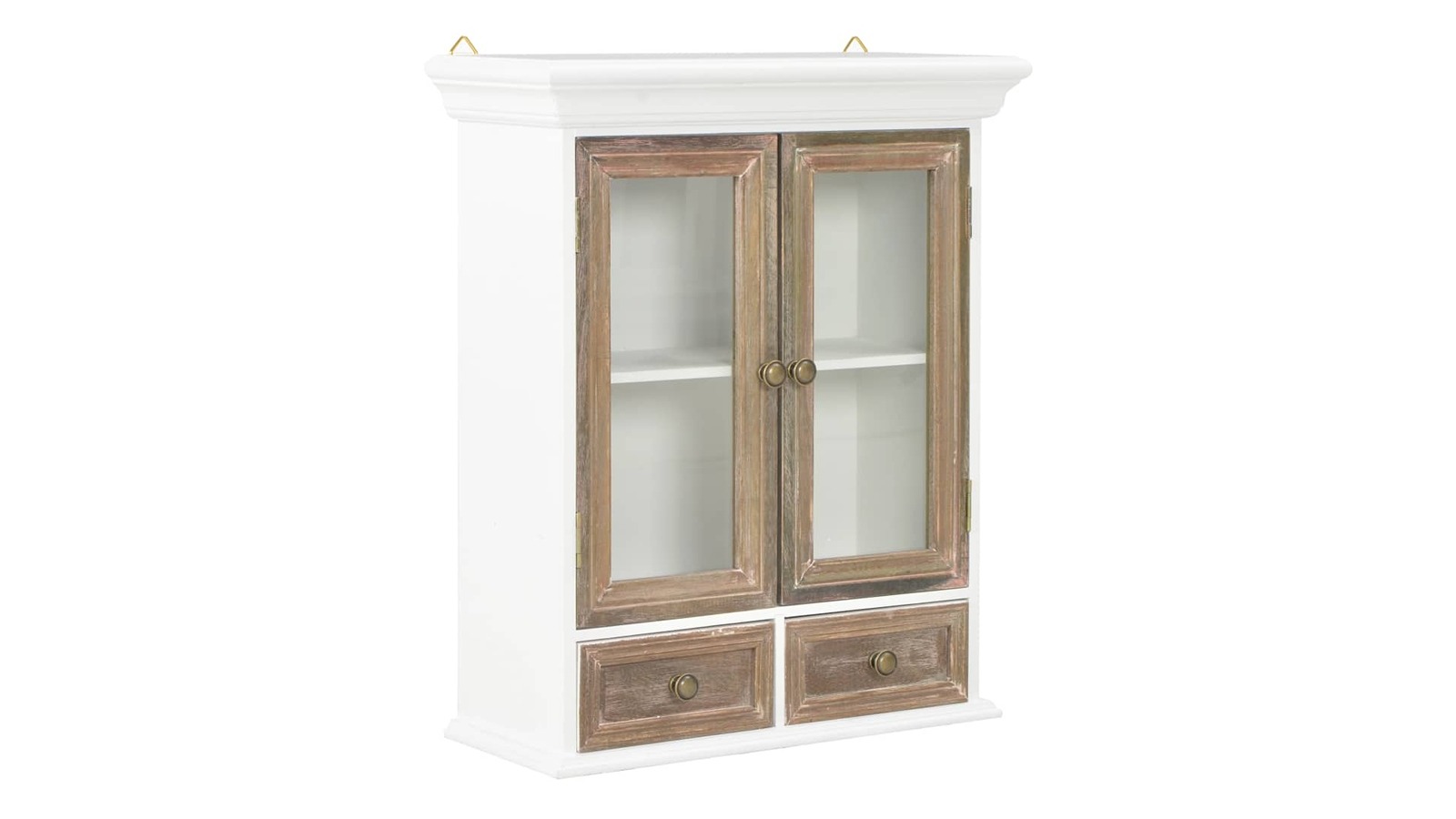 vidaXL White Engineered Wood 49 x 22 x 59cm Wall Cabinet