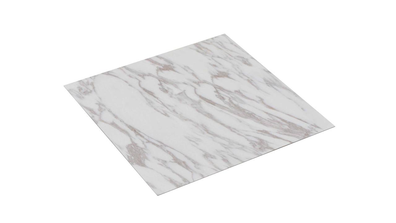 vidaXL 55 Piece 5.11SQM PVC Flooring Plank - White Marble