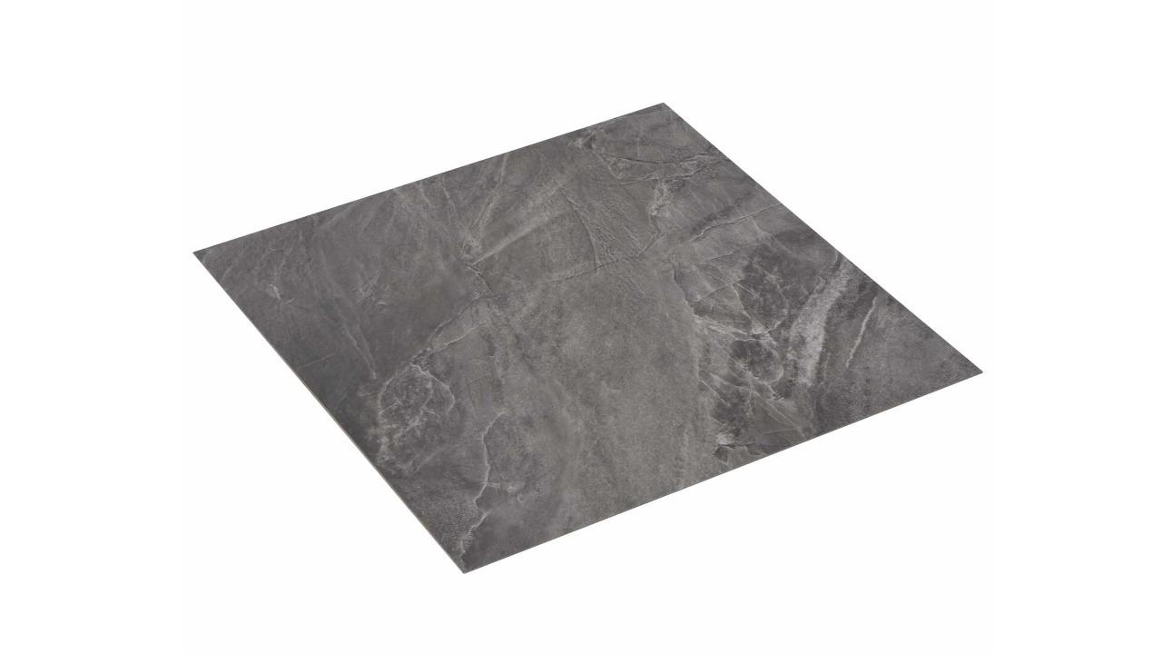 vidaXL 55 Piece 5.11SQM PVC Flooring Plank - Black/White