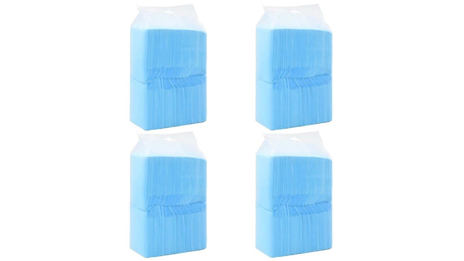 vidaXL 90x60cm 400-Piece Non Woven Fabric Pet Training Pads