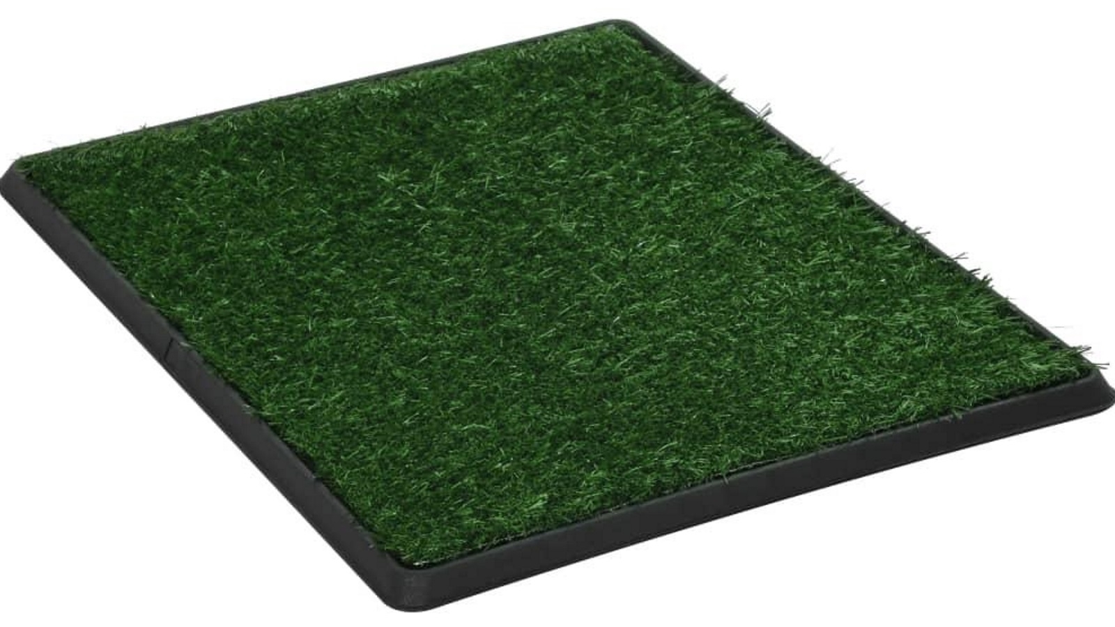 vidaXL 64x51x3cm Pet Toilet with Tray and Artificial Turf - Green