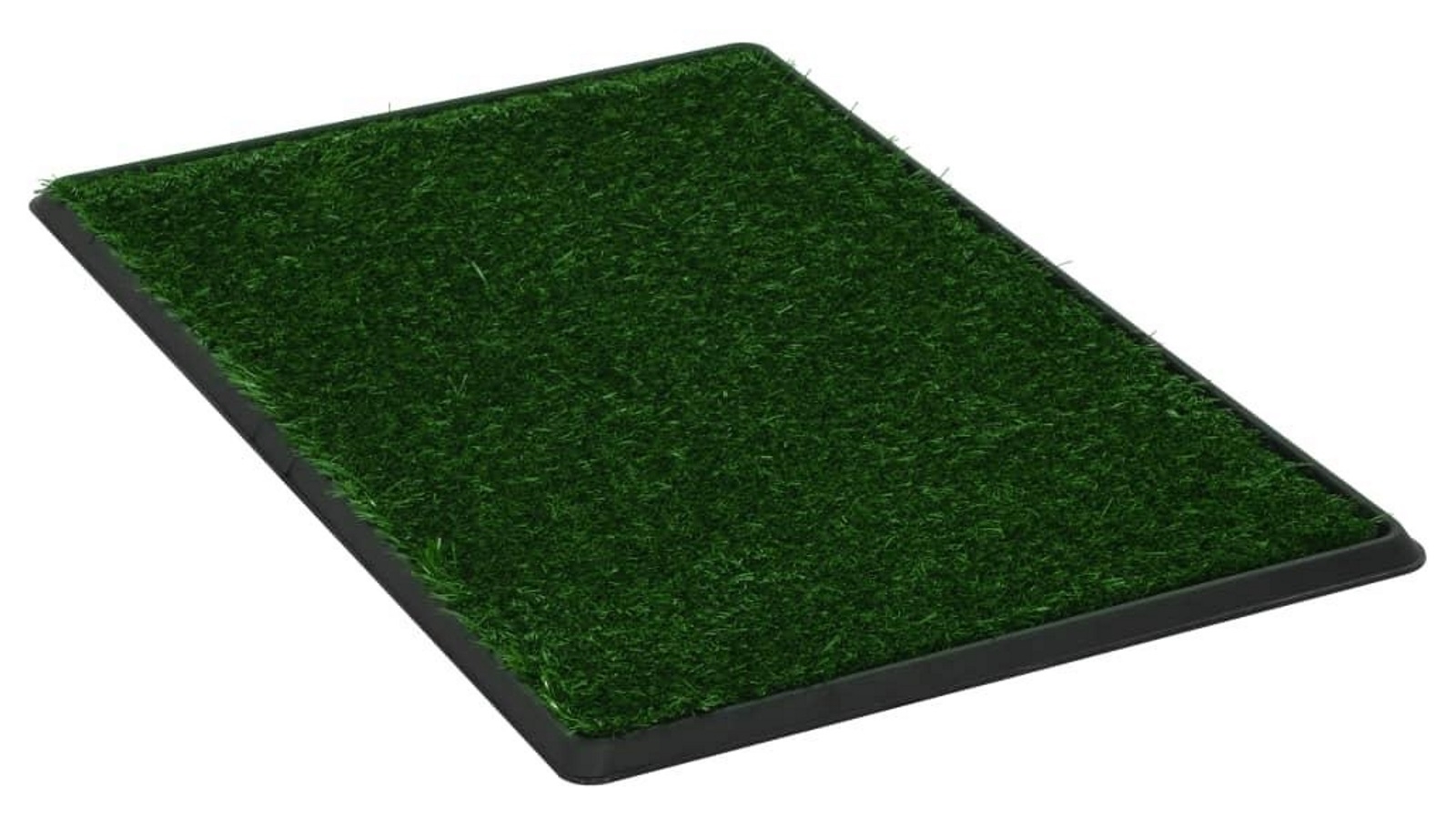 vidaXL 76x51x3cm Pet Toilet with Tray and Artificial Turf - Green
