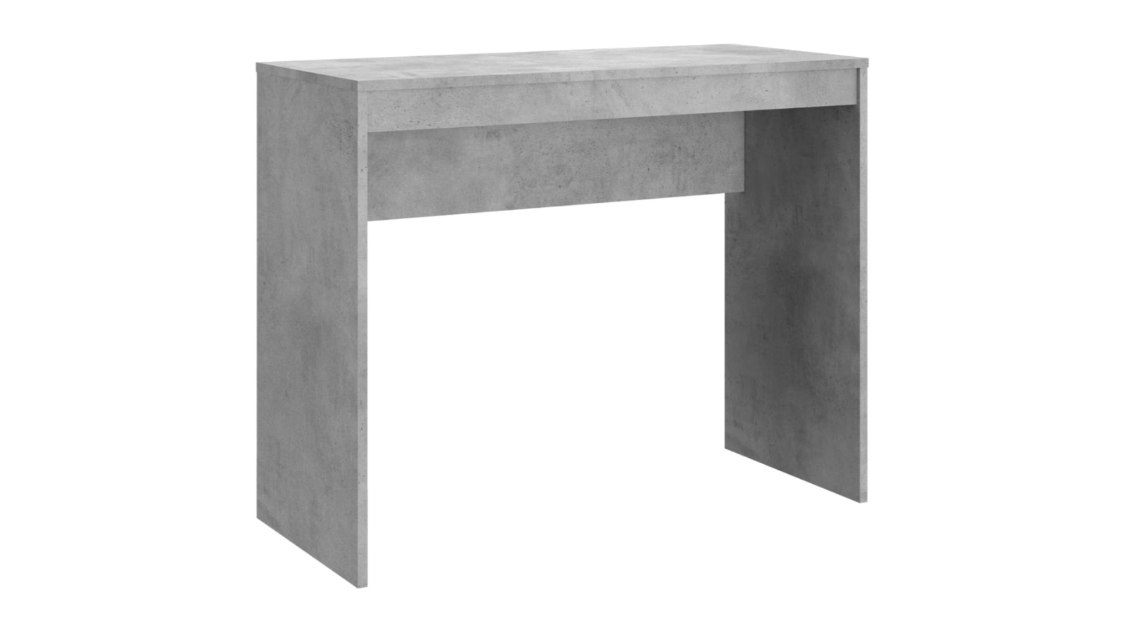 vidaXL Concrete Grey Engineered Wood Desk - 90 x 40 x 72cm