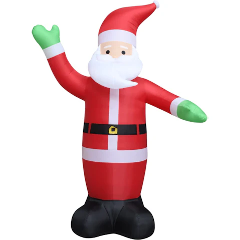 vidaXL Christmas Inflatable Santa Claus