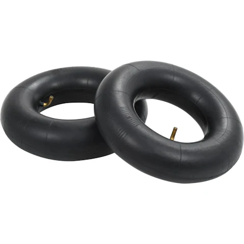 vidaXL 2 Piece Rubber 13x5.00-6 Wheelbarrow Inner Tube