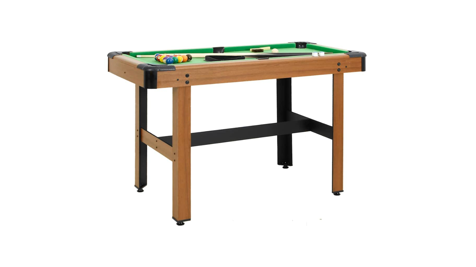vidaXL Brown 122 x 61 x 76cm 4ft Billiard Table