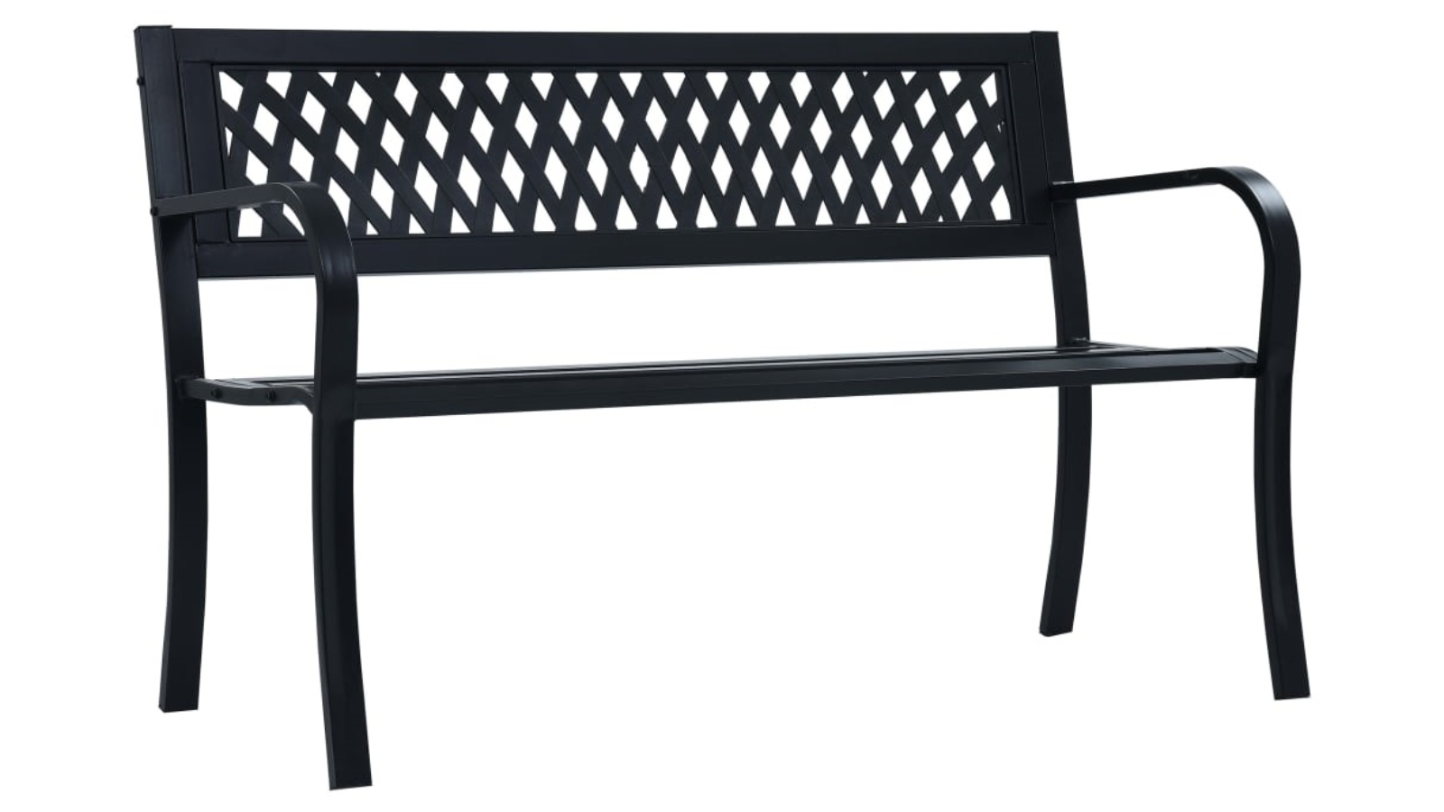 vidaXL Steel 125cm Garden Bench