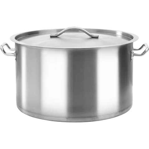 vidaXL Stainless Steel 58 Litre 50 x 30cm Stock Pot