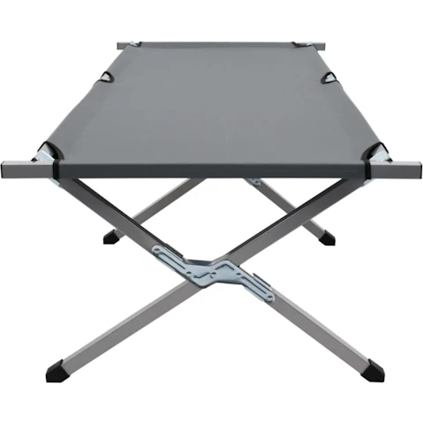 vidaXL 210 x 80 x 48 Camping Bed 2X-Large - Grey