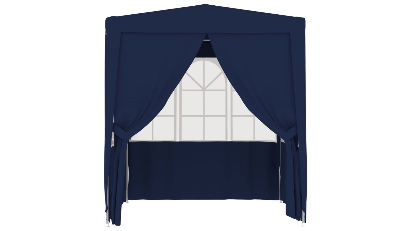 vidaXL Blue Professional Party Tent with Side - 200 x 200cm