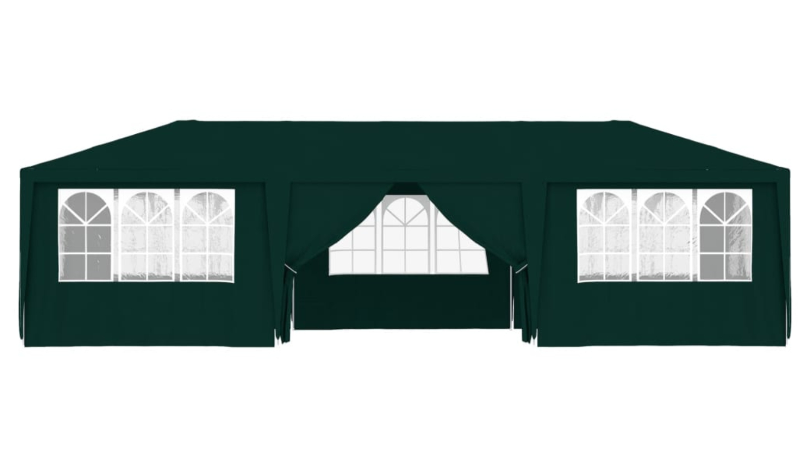 vidaXL Green Professional Party Tent with Side - 400 x 900cm