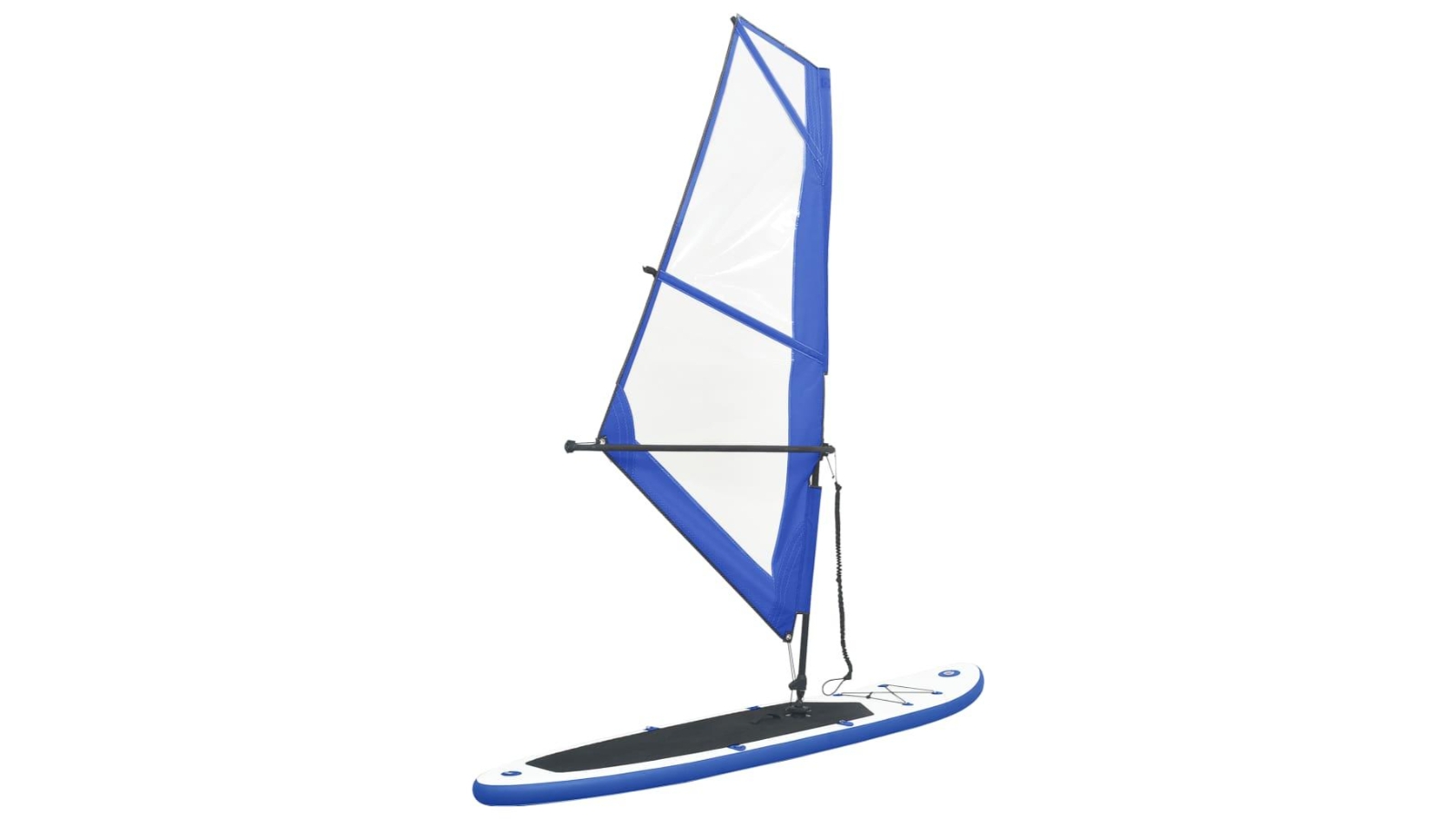 vidaXL Inflatable Stand Up Paddleboard with Sail Set - Blue/White