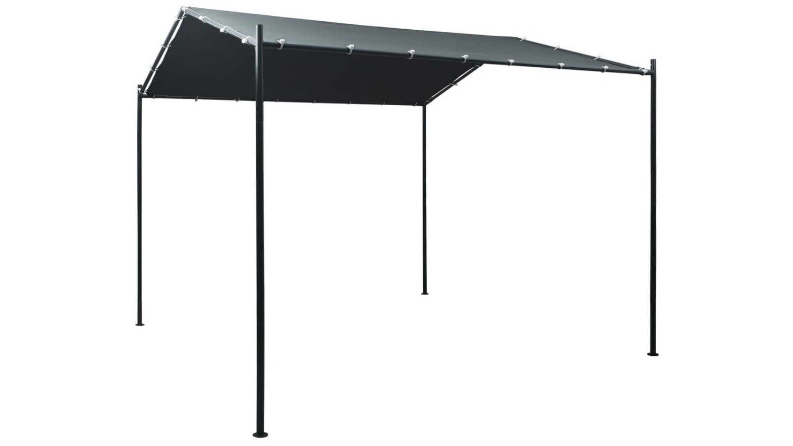 vidaXL Gazebo Pavilion Tent Canopy Steel Anthracite - 300x300x260cm 