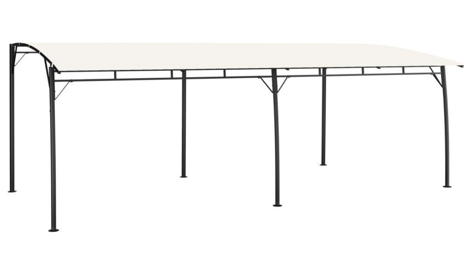 vidaXL Garden Sunshade Awning Cream - 600x300x255cm 