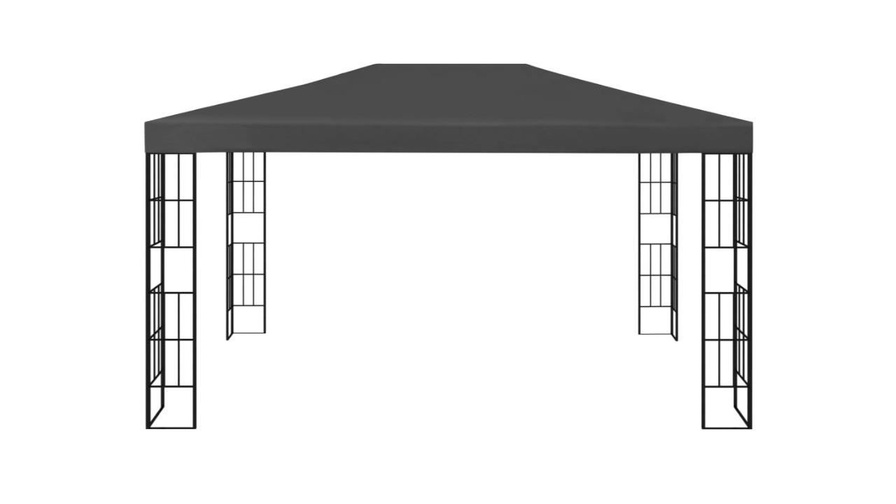 vidaXL Anthracite Gazebo - 3 x 4metre 