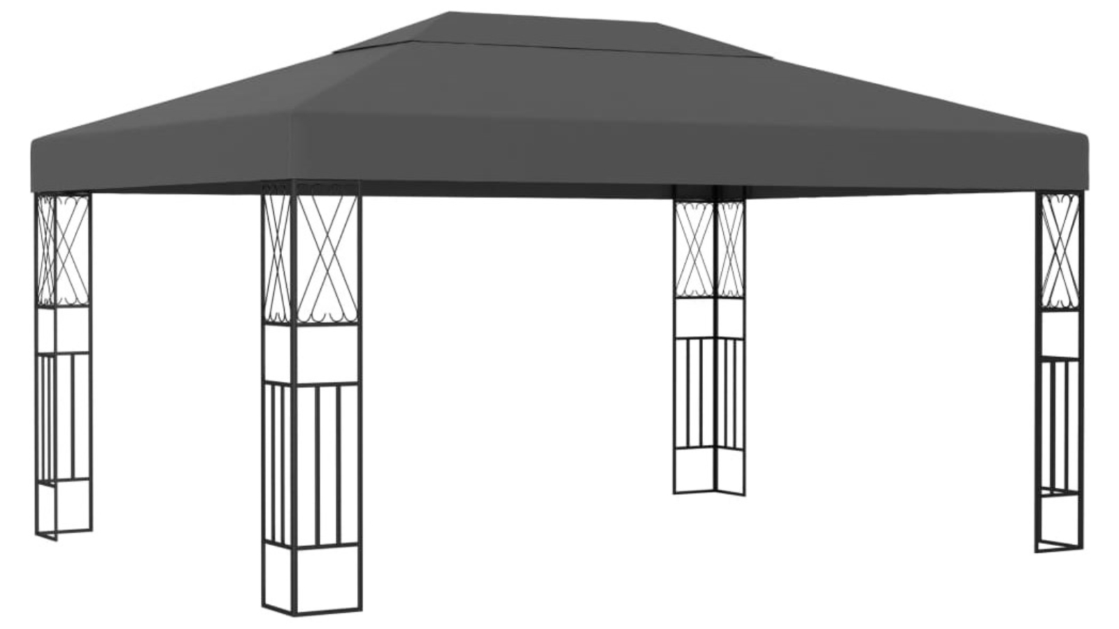 vidaXL 3 x 4 Metre Gazebo Fabric - Anthracite