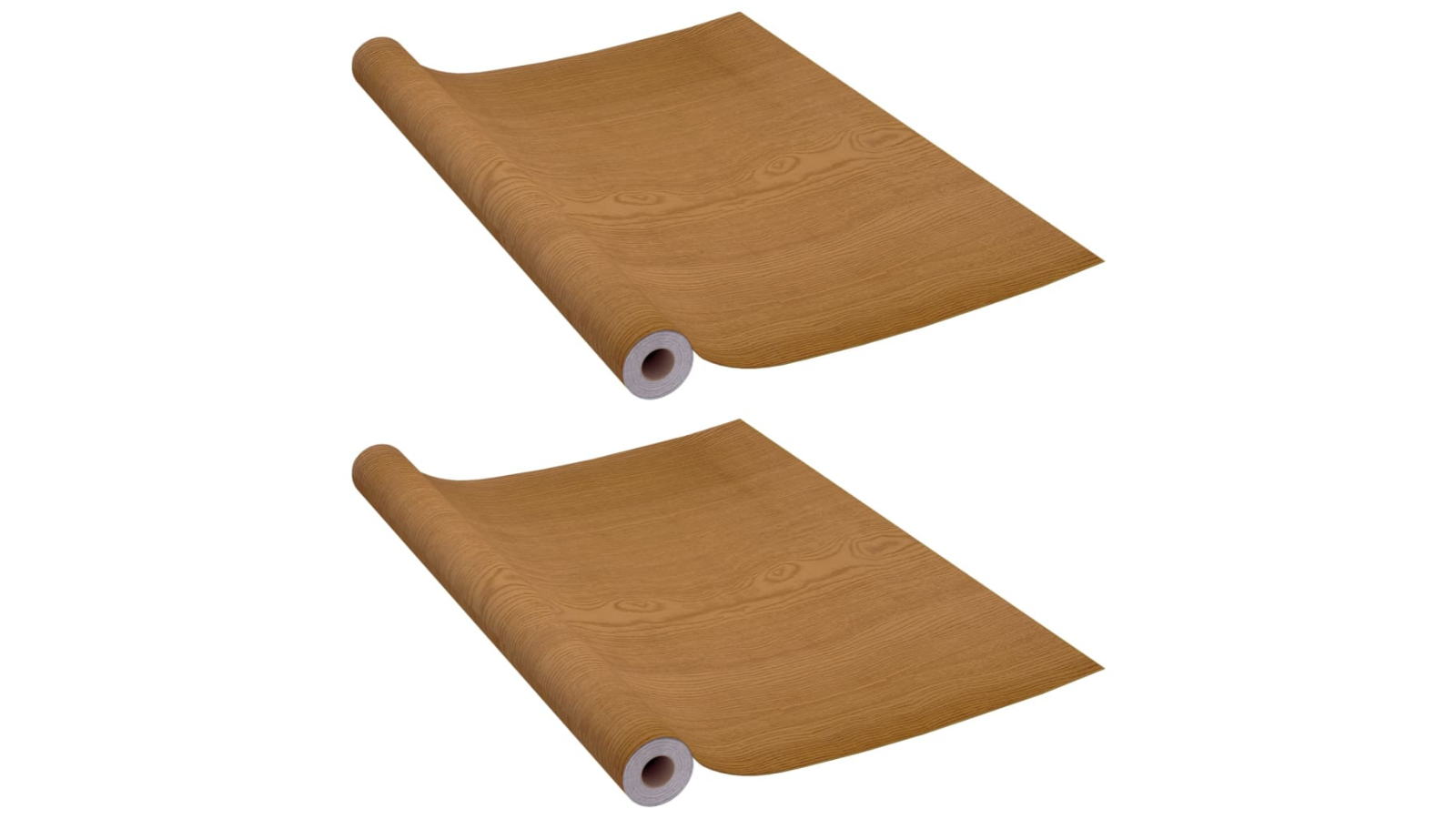 vidaXL 2 Piece PVC Self-Adhesive 210 x 90cm Door Film - Light Oak