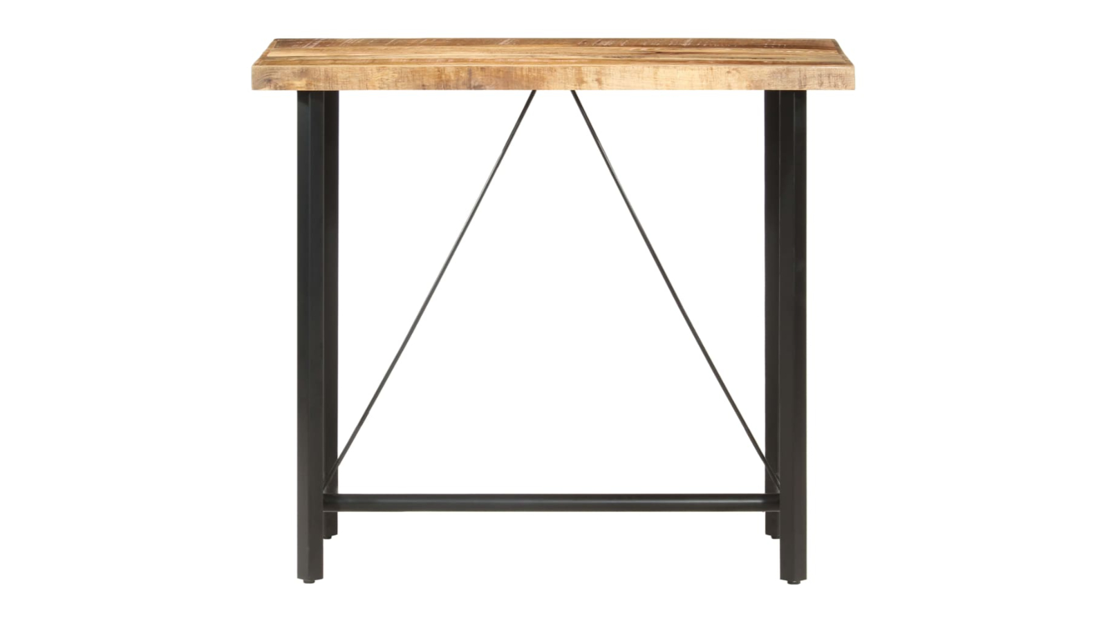 vidaXL Rough Mango Wood Bar Table 120 x 58 x 107cm Harvey Norman