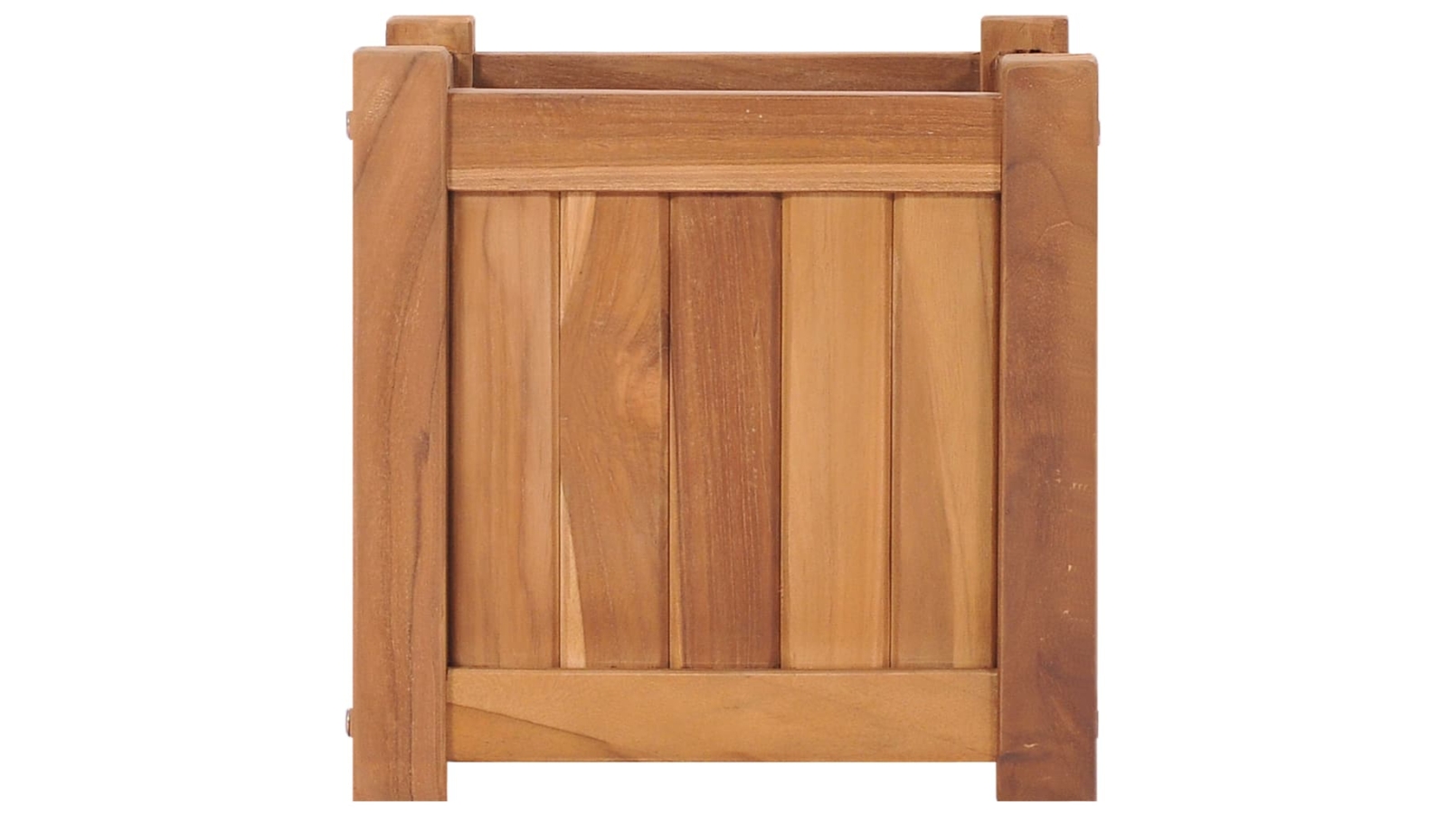 vidaXL Solid Teak Wood Raised Bed - 30 x 30 x 30cm 
