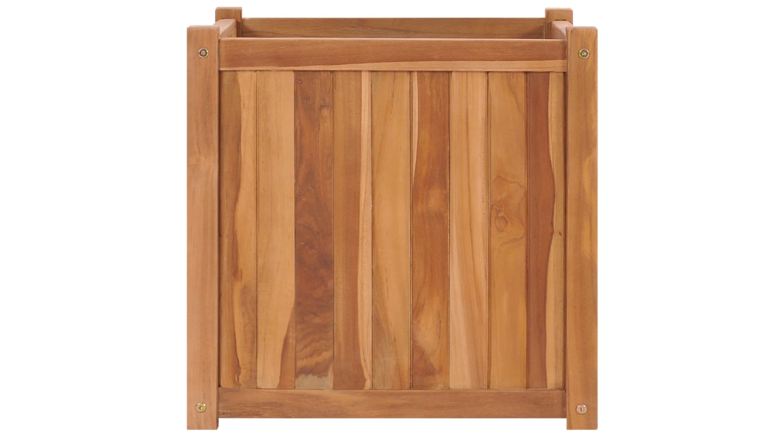 vidaXL Solid Teak Wood Raised Bed - 50 x 50 x 50cm