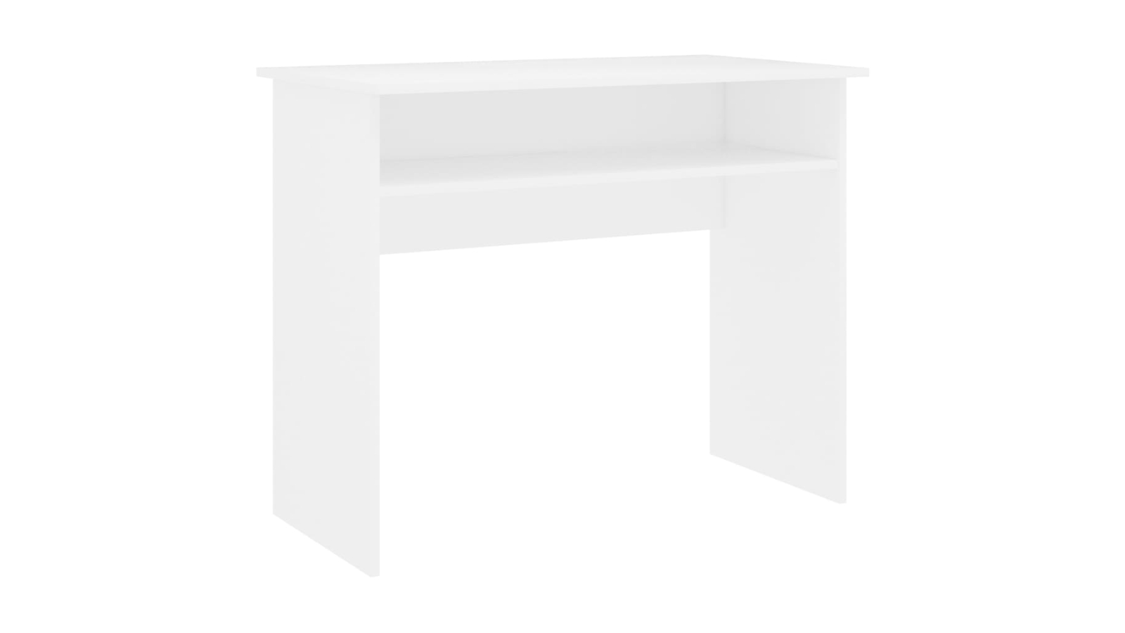 vidaXL Engineered Wood White 90 x 50 x 74cm Desk