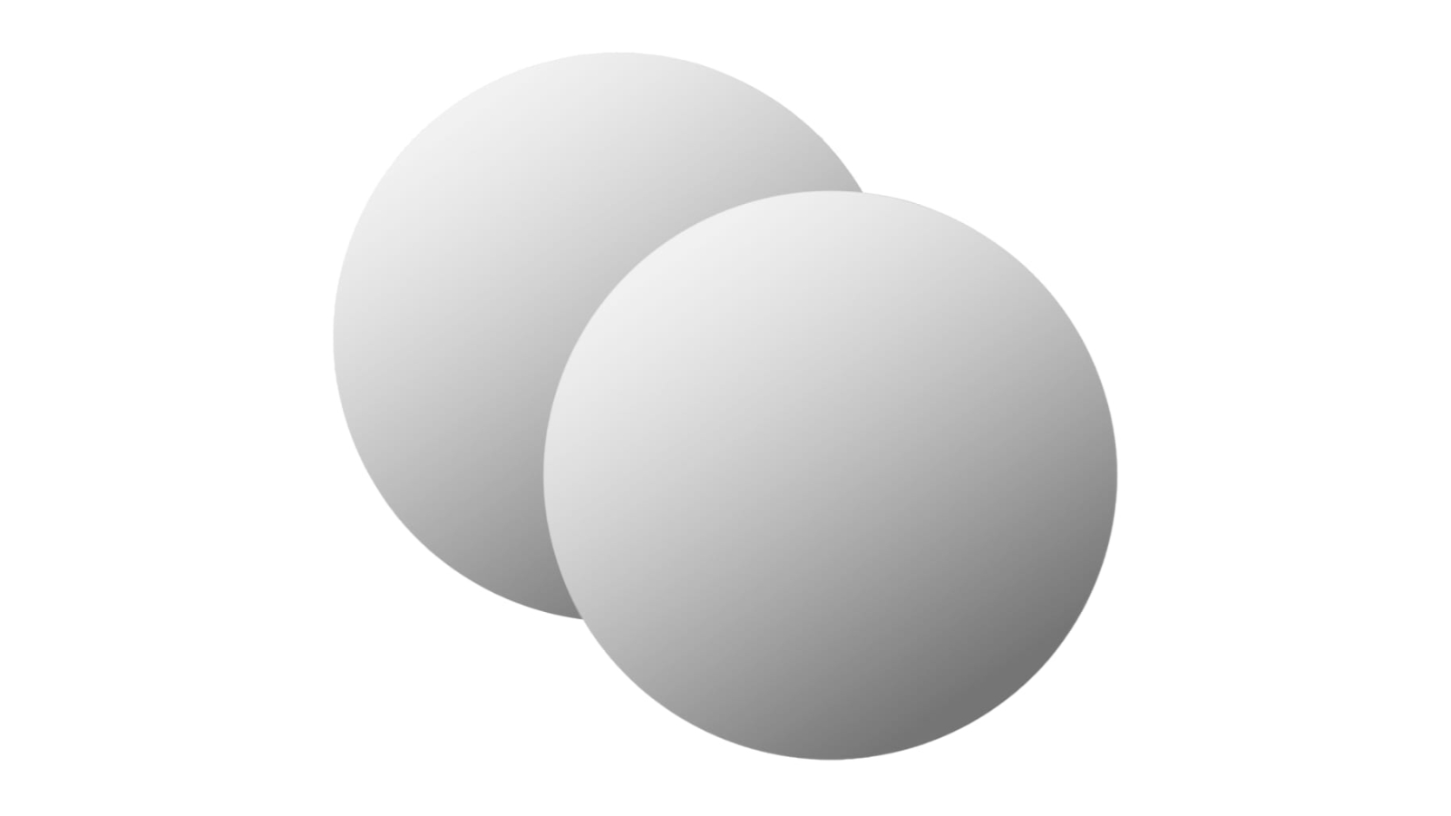 vidaXL 2 Piece Round Glass 40cm Wall Mirror