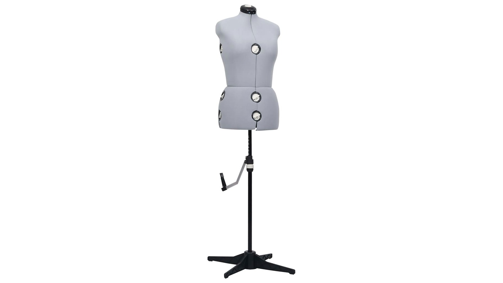 vidaXL Grey Female Adjustable Dress Form - Medium