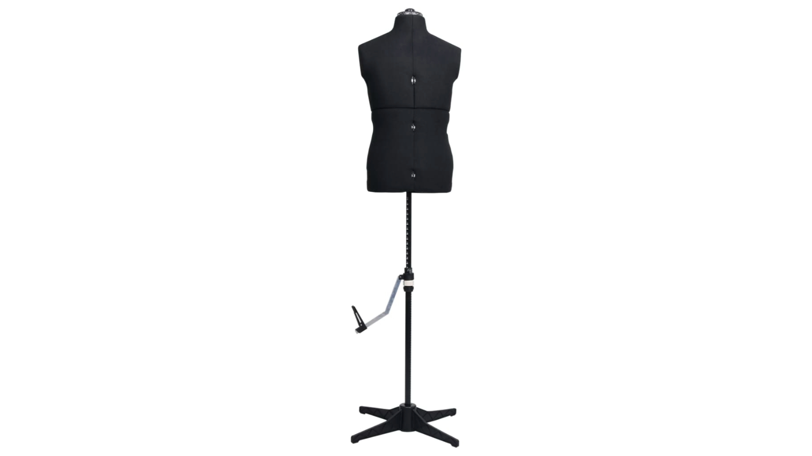 vidaXL Adjustable Black Dress Male Form - Size 37-45