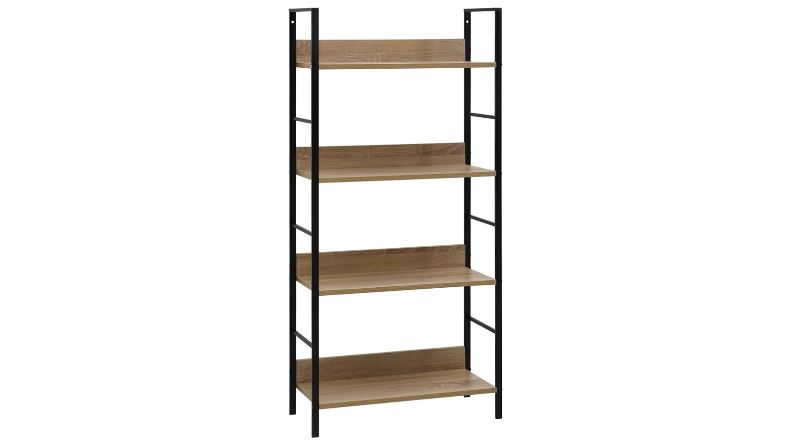 vidaXL 4-Layer Oak Engineered Wood Bookshelf