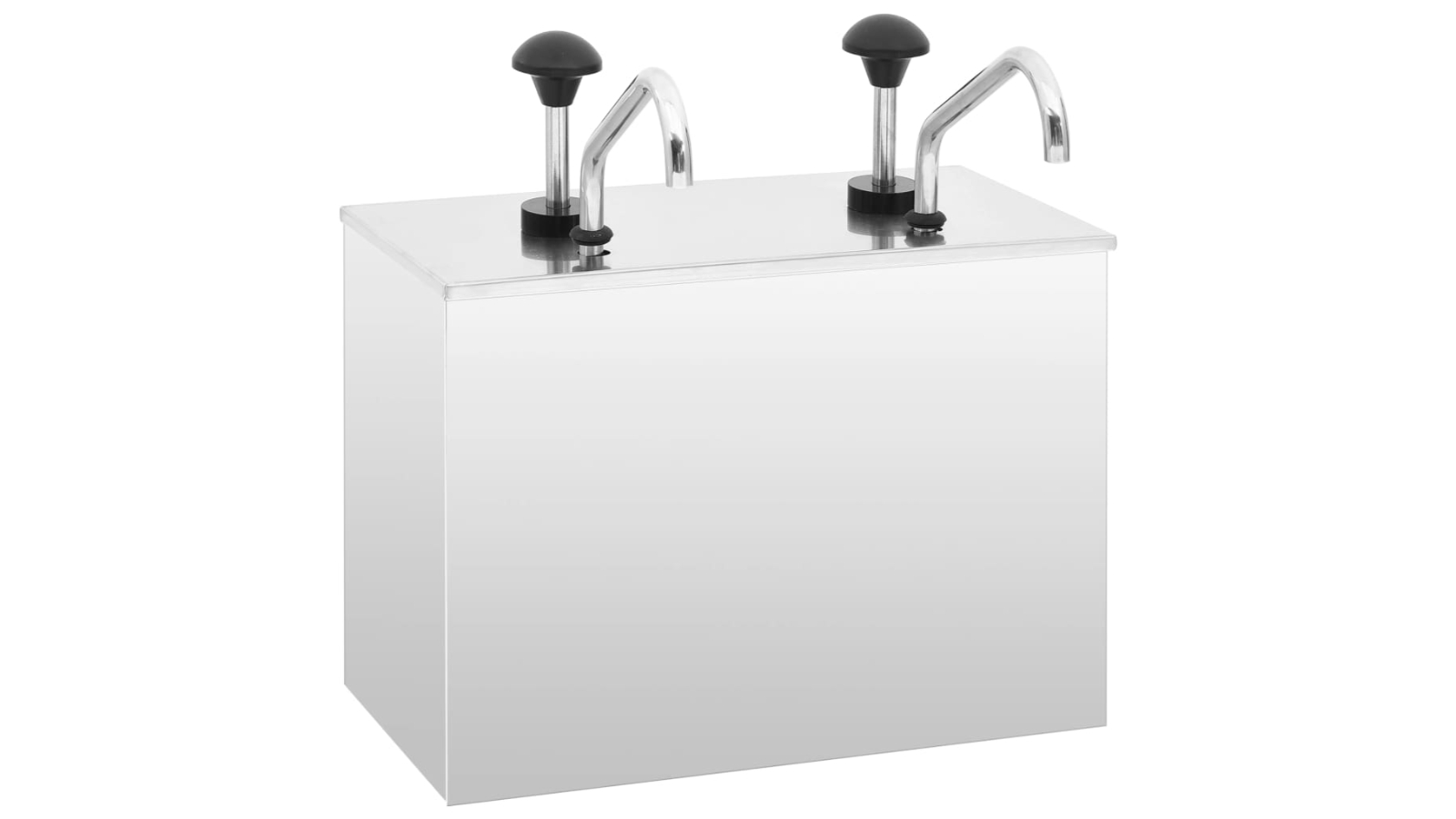 vidaXL 2 x 3.5 Litre Stainless Steel Sauce Dispenser