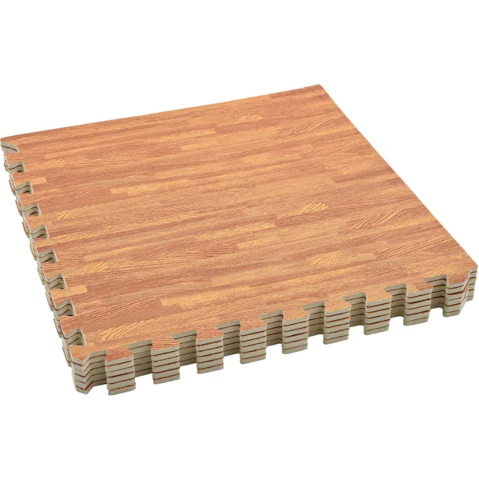 vidaXL 6 Piece Wood Grain EVA Foam 2.16sqm Floor Mat