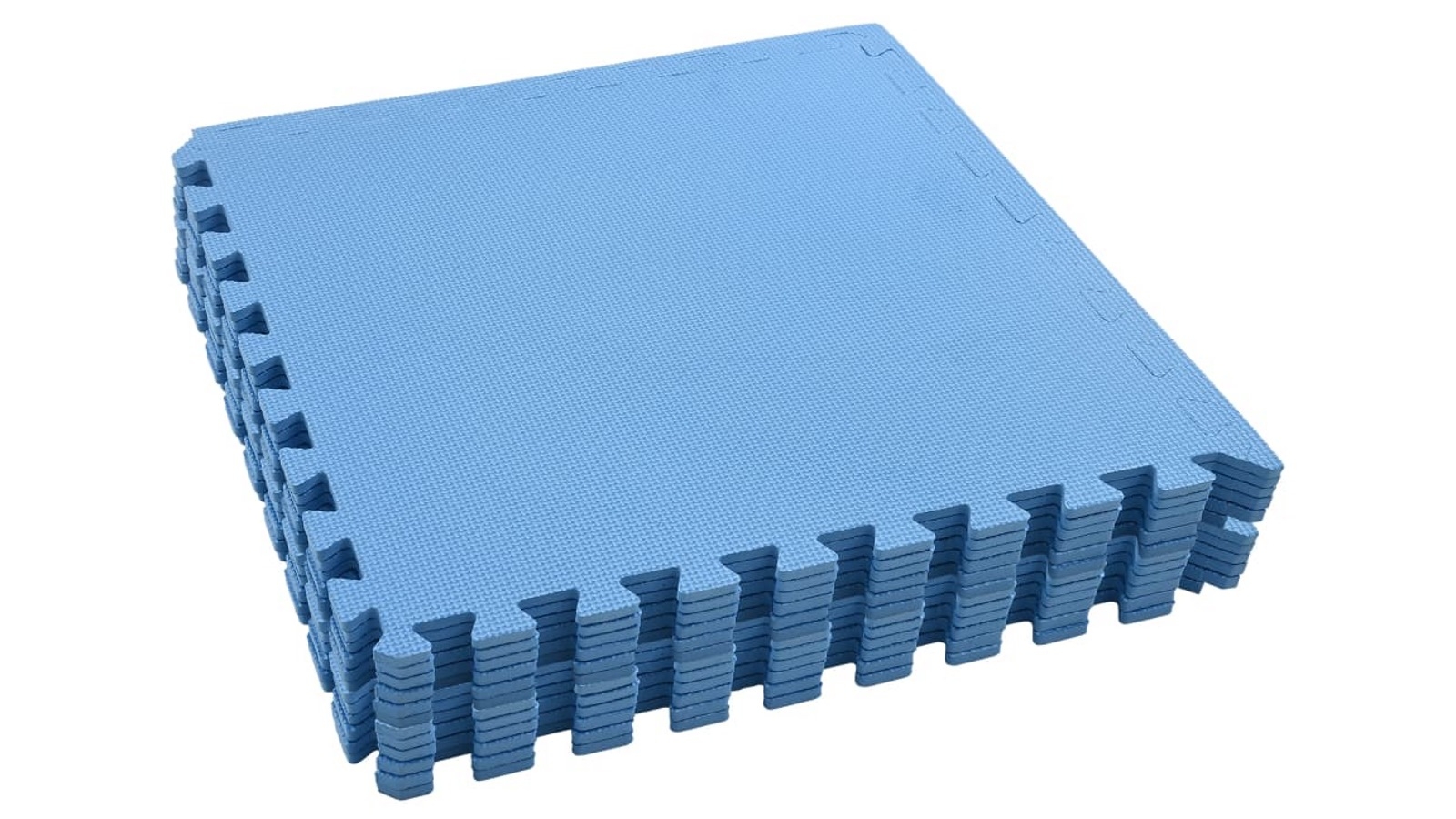 NNEVL Floor Mats 12 Piece 4.32sqm EVA Foam Blue Harvey Norman