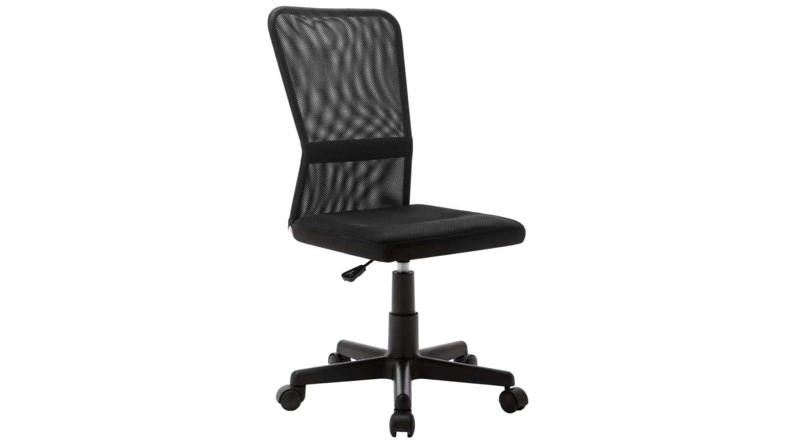 vidaXL Black Mesh Fabric 44 x 52 x 100cm Office Chair
