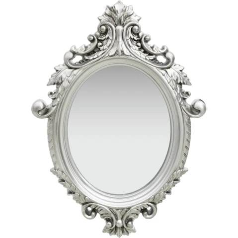 vidaXL Silver Castle Style 56 x 76cm Wall Mirror