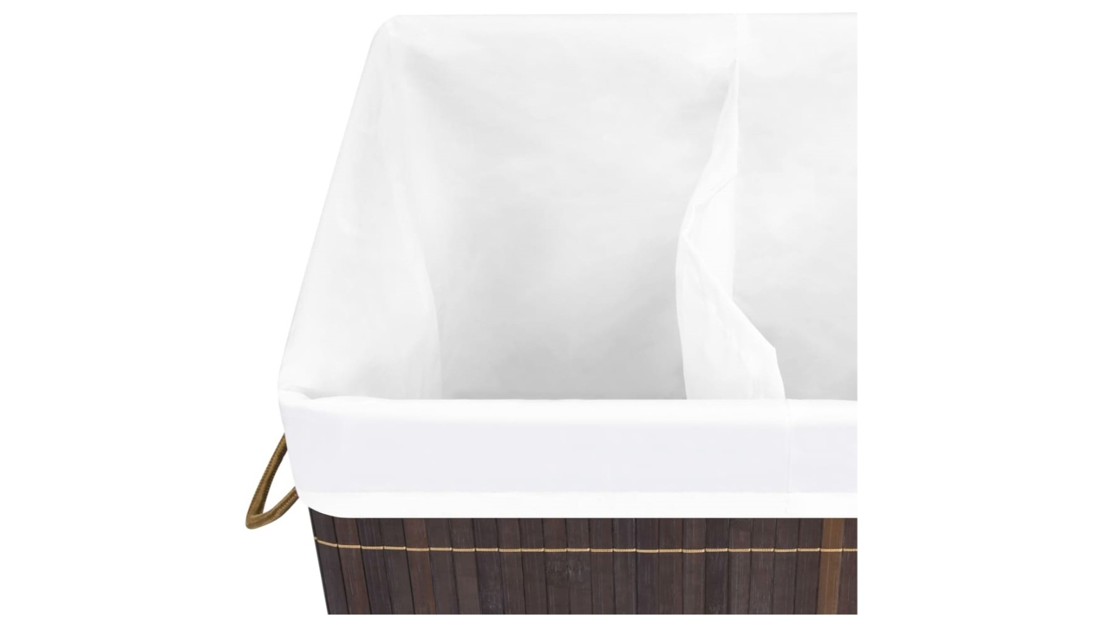 NNEVL 72Litres Bamboo Laundry Basket Brown Harvey Norman