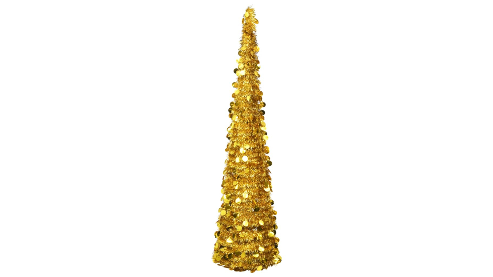 vidaXL Gold PET Pop-up Artificial Christmas Tree - 180cm