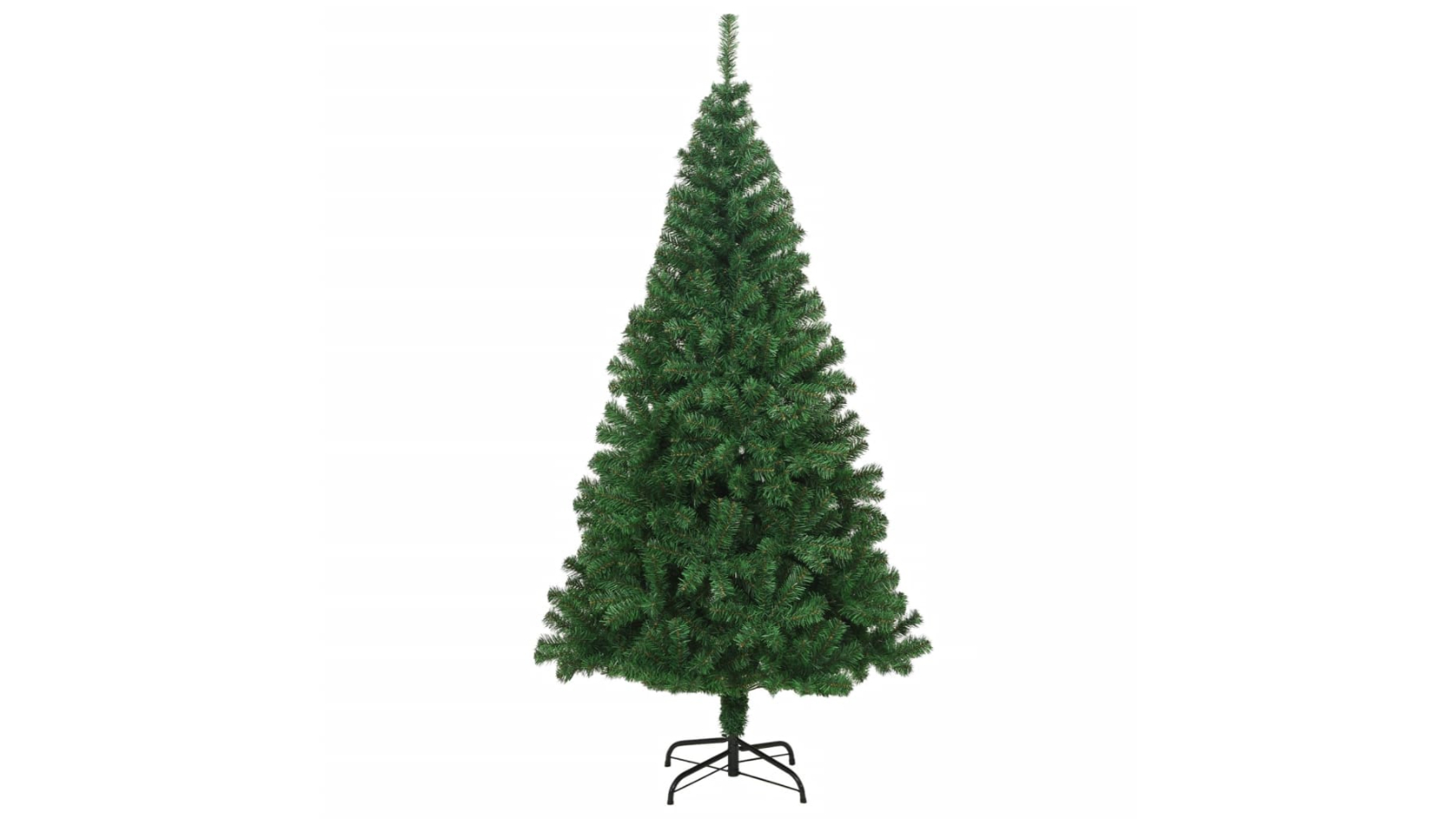 vidaXL Green Artificial Christmas Tree with Thick Branches PVC - 210cm