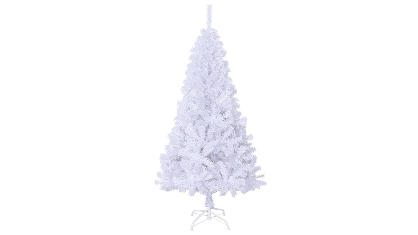 vidaXL White Artificial Christmas Tree with Thick Branches PVC - 150cm