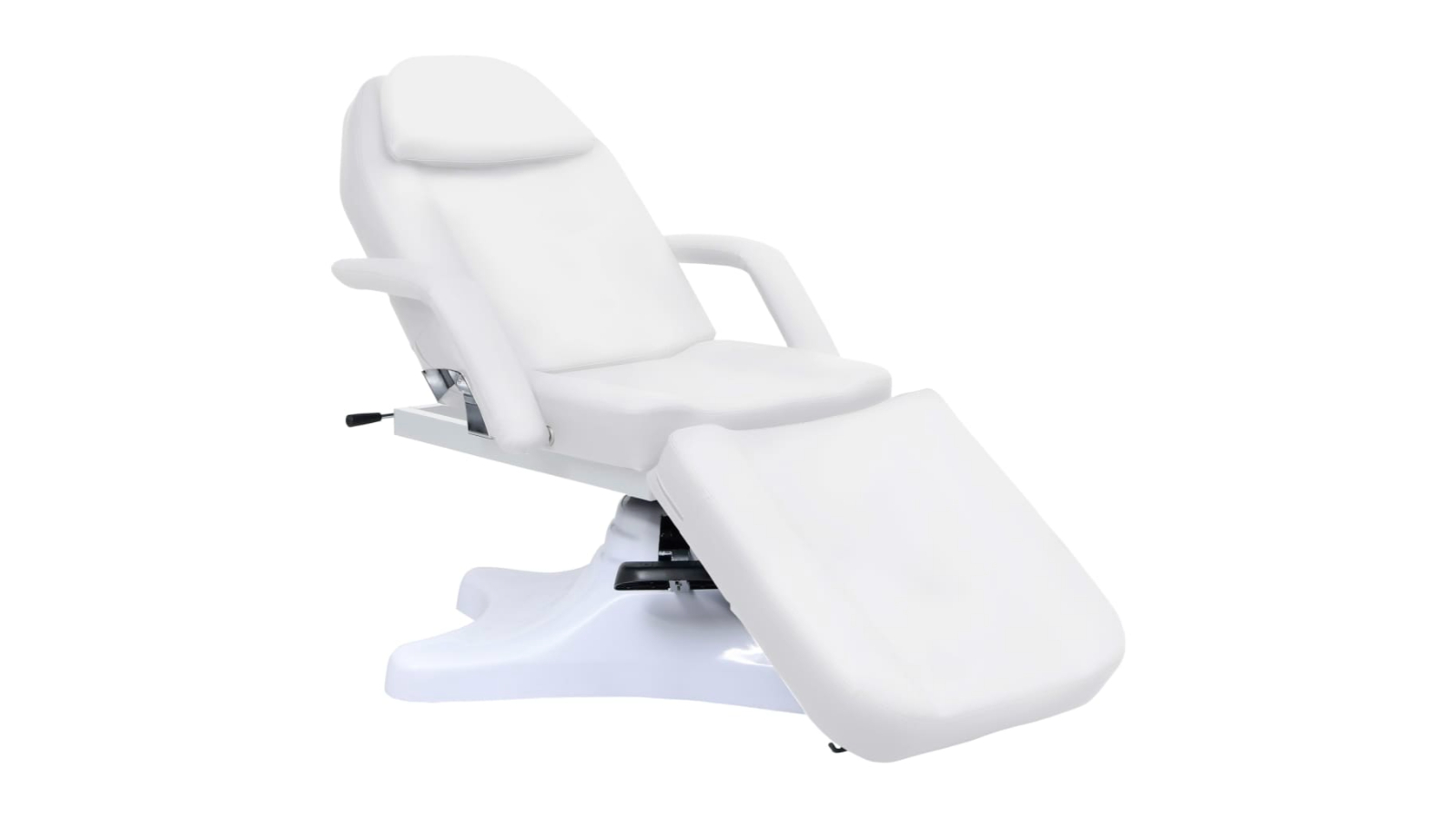 vidaXL White Massage Table - 180 x 62 x 86.5-118cm