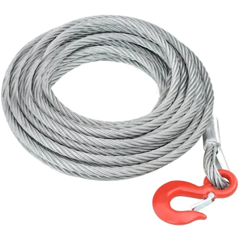 vidaXL 3200kg Wire Rope Cable - 20metre