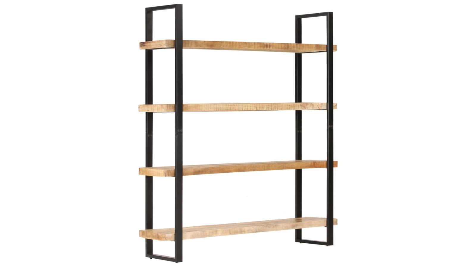 vidaXL 4-Tier Rough Mango Wood 160 x 40 x 180 cm Bookcase 